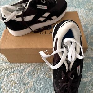 Reebok Kids Black and White Sneakers
